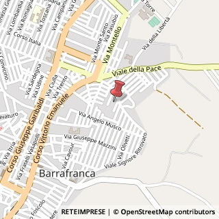 Mappa Via guttuso 21, 94012 Barrafranca, Enna (Sicilia)