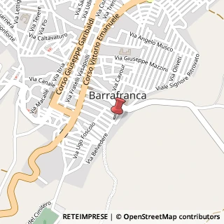 Mappa Via mintina 21, 94012 Barrafranca, Enna (Sicilia)