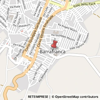 Mappa Piazza regina margherita 17, 94012 Barrafranca, Enna (Sicilia)