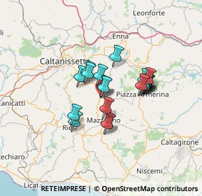 Mappa Corso Umberto I, 94012 Barrafranca EN, Italia (10.9475)