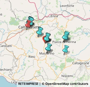 Mappa Via Canale, 94012 Barrafranca EN, Italia (11.167)