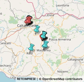 Mappa Via Canale, 94012 Barrafranca EN, Italia (10.966)