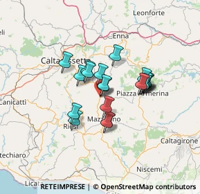 Mappa Via Canale, 94012 Barrafranca EN, Italia (11.0185)
