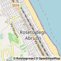 Map Roseto degli Abruzzi