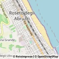 地図 Roseto degli Abruzzi