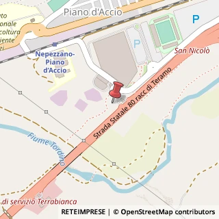 Mappa Località Piano D?Accio, 1, 64020, 64020 Teramo, Teramo (Abruzzo)