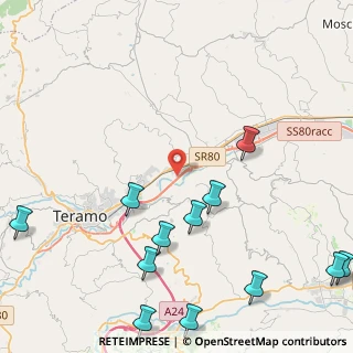 Mappa Località Piano D’Accio, 64020 Teramo TE, Italia (6.26167)