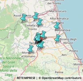 Mappa Località Piano D’Accio, 64020 Teramo TE, Italia (8.3925)