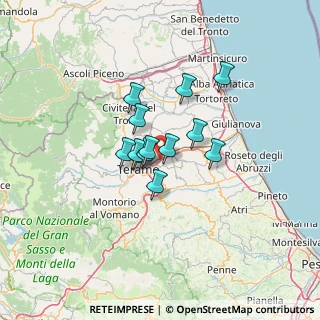 Mappa Località Piano D’Accio, 64020 Teramo TE, Italia (8.75308)