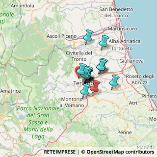 Mappa SP 51a SP.51 Per Putignano, 64100 Teramo TE, Italia (7.57438)