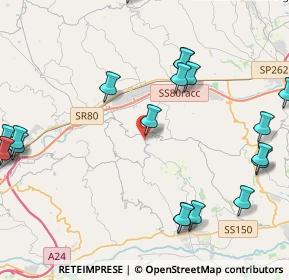 Mappa Via Madonna degli Angeli, 64020 Castellalto TE, Italia (5.829)