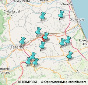 Mappa Via Madonna degli Angeli, 64023 Mosciano Sant'Angelo TE, Italia (7.415)