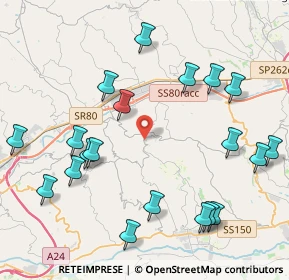 Mappa Via Madonna degli Angeli, 64023 Mosciano Sant'Angelo TE, Italia (5.084)