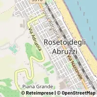 Kaart Roseto degli Abruzzi