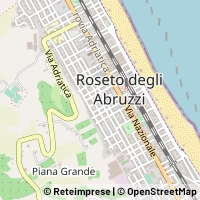 Map Roseto degli Abruzzi