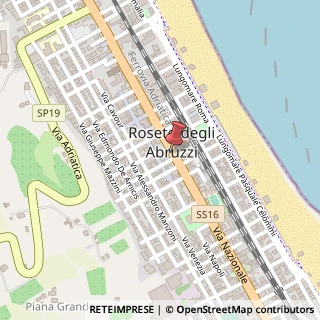 Mappa Via Nazionale, 192, 64026 Roseto degli Abruzzi, Teramo (Abruzzo)