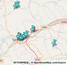 Mappa Via Romani Fedele, 64100 Teramo TE, Italia (4.14182)