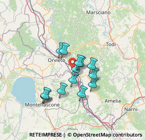 Mappa Località Tordimonte, 05023 Baschi TR, Italia (10.76571)