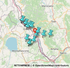 Mappa Località Tordimonte, 05023 Baschi TR, Italia (10.09467)