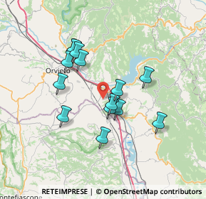 Mappa Località Tordimonte, 05023 Baschi TR, Italia (6.28786)