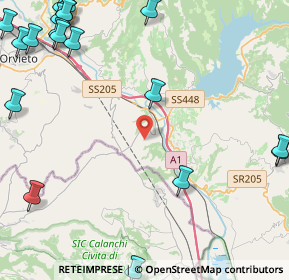 Mappa Località Tordimonte, 05023 Baschi TR, Italia (7.349)