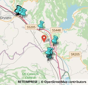 Mappa Località Tordimonte, 05023 Baschi TR, Italia (5.2655)