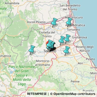 Mappa Contrada Scapriano Basso, 64100 Teramo TE, Italia (7.09867)