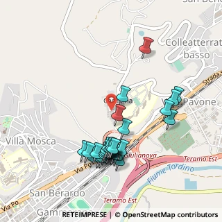 Mappa Via Achille Grandi, 64100 Teramo TE, Italia (0.51931)