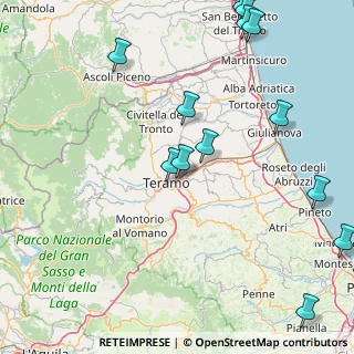Mappa Via Achille Grandi, 64100 Teramo TE, Italia (25.21533)