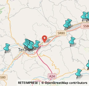 Mappa Via Melozzi Gabriele, 64100 Teramo TE, Italia (6.3015)