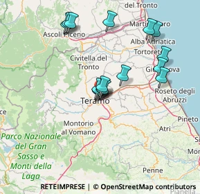 Mappa Via E. Agostinone, 64100 Teramo TE, Italia (13.345)