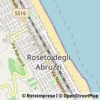 Map Roseto degli Abruzzi