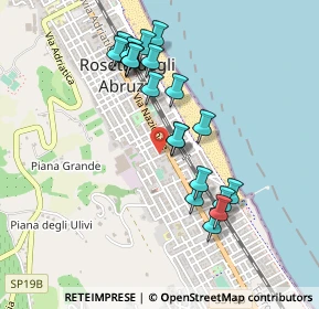 Mappa Via Napoli 35 incrocio con, 64026 Roseto degli Abruzzi TE, Italia (0.466)