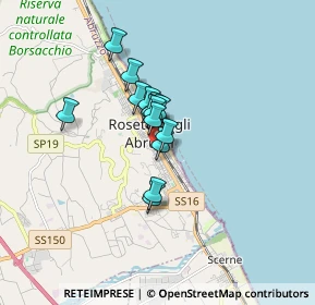 Mappa Via Napoli 35 incrocio con, 64026 Roseto degli Abruzzi TE, Italia (1.1)