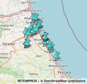 Mappa Via Napoli 35 incrocio con, 64026 Roseto degli Abruzzi TE, Italia (10.645)