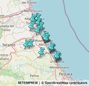 Mappa Via Napoli 35 incrocio con, 64026 Roseto degli Abruzzi TE, Italia (10.7895)