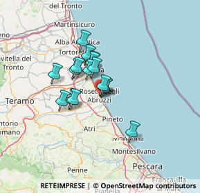 Mappa Via Napoli 35 incrocio con, 64026 Roseto degli Abruzzi TE, Italia (9.31063)