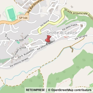 Mappa Via Vittorio Veneto, 26, 01025 Grotte di Castro, Viterbo (Lazio)
