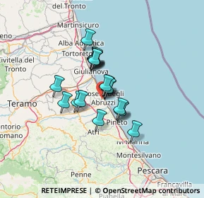 Mappa 64026 Roseto degli Abruzzi TE, Italia (8.9995)