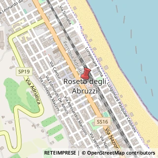 Mappa Via Nazionale, 211, 64026 Roseto degli Abruzzi, Teramo (Abruzzo)