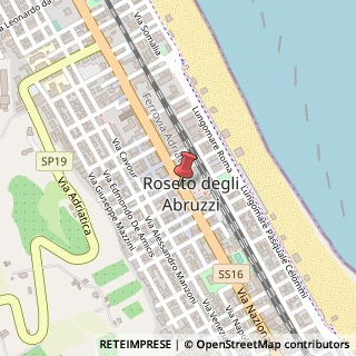 Mappa Via Nazionale, 184, 64026 Roseto degli Abruzzi, Teramo (Abruzzo)