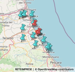 Mappa Via E. de Amicis, 64026 Roseto degli Abruzzi TE, Italia (12.21)