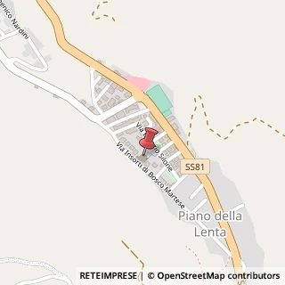 Mappa Via Insorti di Bosco Martese, 128, 64100 Teramo, Teramo (Abruzzo)