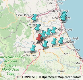 Mappa Via Don Lorenzo Milani, 64100 Teramo TE, Italia (10.305)