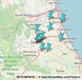 Mappa Via Don Lorenzo Milani, 64100 Teramo TE, Italia (8.60167)