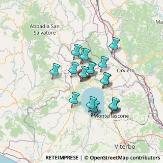 Mappa Via Gen. Umberto Nobile, 01025 Grotte di Castro VT, Italia (10.764)