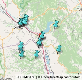 Mappa Via Dell'Annunziata, 05023 Baschi TR, Italia (7.7785)