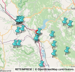 Mappa Via Dell'Annunziata, 05023 Baschi TR, Italia (9.2465)