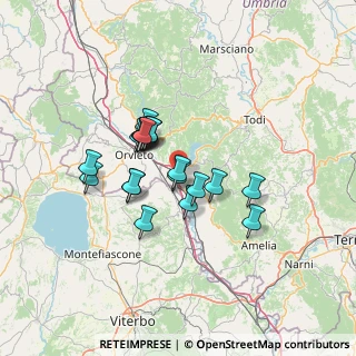 Mappa Via di Rosciano, 05023 Baschi TR, Italia (10.733)