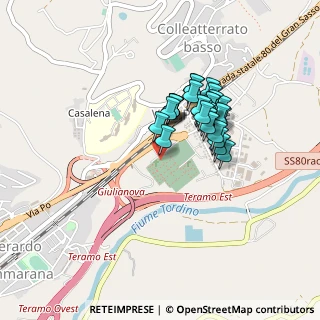 Mappa Cimitero Urbano di Villa Pavone, 64100 Teramo TE, Italia (0.34429)